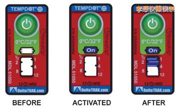 孝感溫度指示標(biāo)簽 累計(jì)上升時(shí)間/溫度的標(biāo)簽